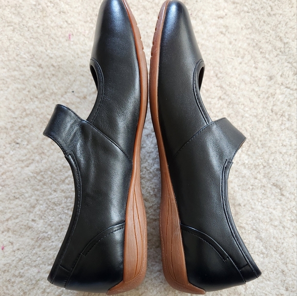 Josef Seibel Fenja 18 black leather mary jane flat comfort shoe 10-10.5 new! - Picture 8 of 9
